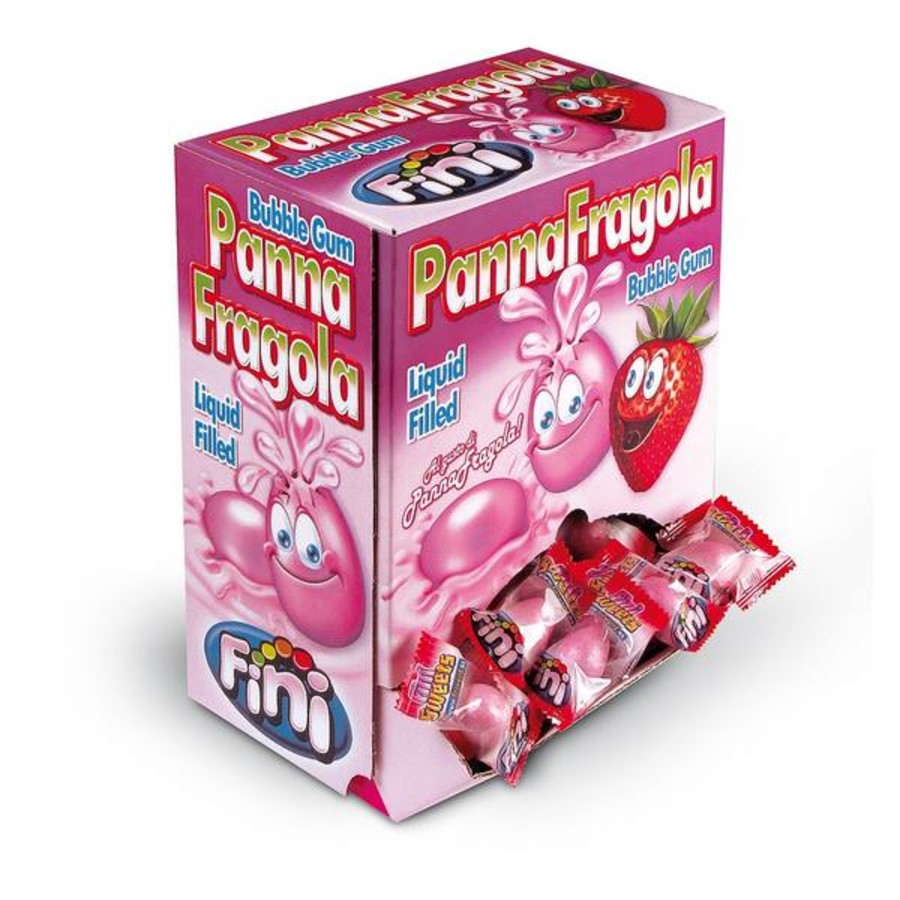 200 Bonbons - Panna Fragola - Bubble Gum - Fini - Halal sachet