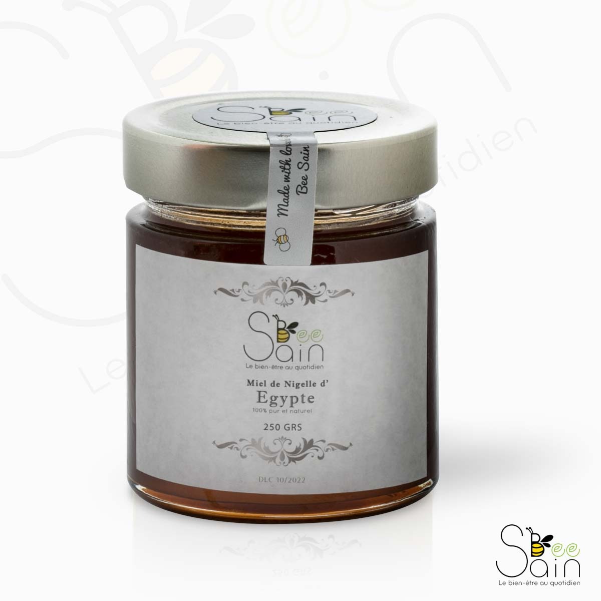 Miel de nigelle d'Égypte  Découvrez le miel noir de habba sawda